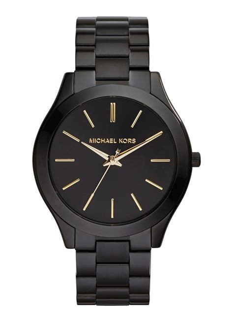 michael kors zwart horloge dames|Michael Kors heren.